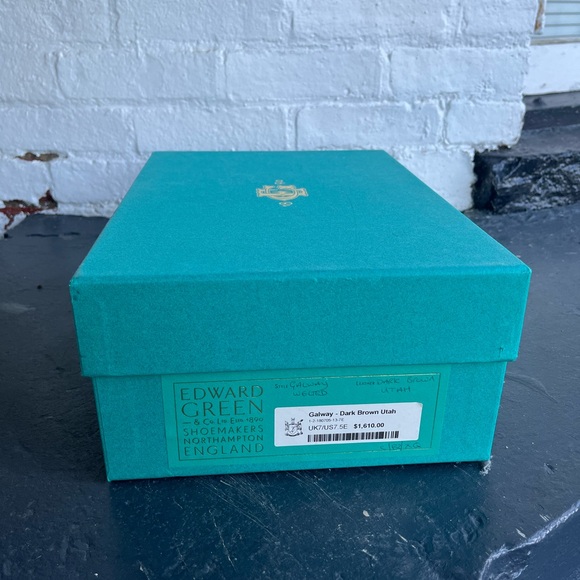 Edward Green Galway Boot, Dark Brown Utah, 7/7.5E - Picture 5 of 5